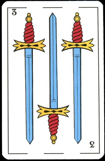 Tres de espada